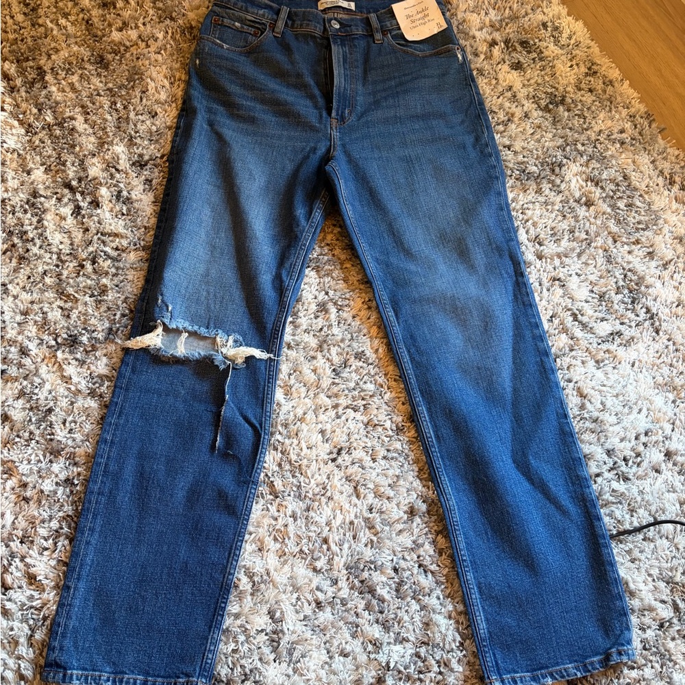 Abercrombie & Fitch Ultra High Rise Blue Jeans